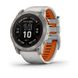 Смарт-часы Garmin Fenix 7X Pro - Sapphire Solar Edition - титановый корпус с дымчато-серым/оранжевым ремешком 010-02778-15 фото 1