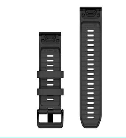 Ремешок Garmin QuickFit 22 Graphite для смарт-часов Fenix 7, Instinct 2, Forerunner 965, MARQ