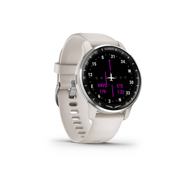 Смарт-часы Garmin D2 Air X10 с белым ремешком для любителей авиации 010-02496-13 фото