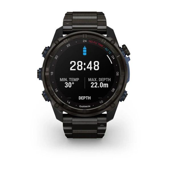 Смарт-часы Garmin Descent Mk3i - 51 мм, титан Carbon Grey DLC с титановым браслетом + трансивер Descent T2 BNDL-DMK3i-51CGTTDT2 фото