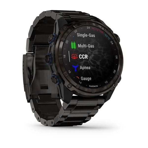 Смарт-годинник Garmin Descent Mk3i - 51 мм, титан Carbon Grey DLC  з титановим браслетом + трансивер Descent T2 BNDL-DMK3i-51CGTTDT2 фото