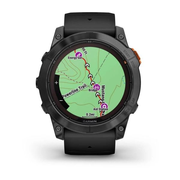 Смарт-годинник Garmin Fenix 7X Pro - Solar Edition - сланцево-сірий з чорним ремінцем 010-02778-01 фото