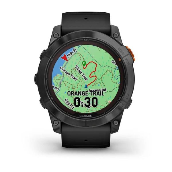 Смарт-годинник Garmin Fenix 7X Pro - Solar Edition - сланцево-сірий з чорним ремінцем 010-02778-01 фото