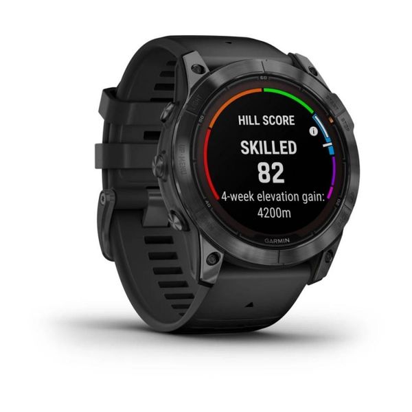 Смарт-часы Garmin Fenix 7X Pro - Solar Edition - сланцево-серые с черным ремешком 010-02778-01 фото