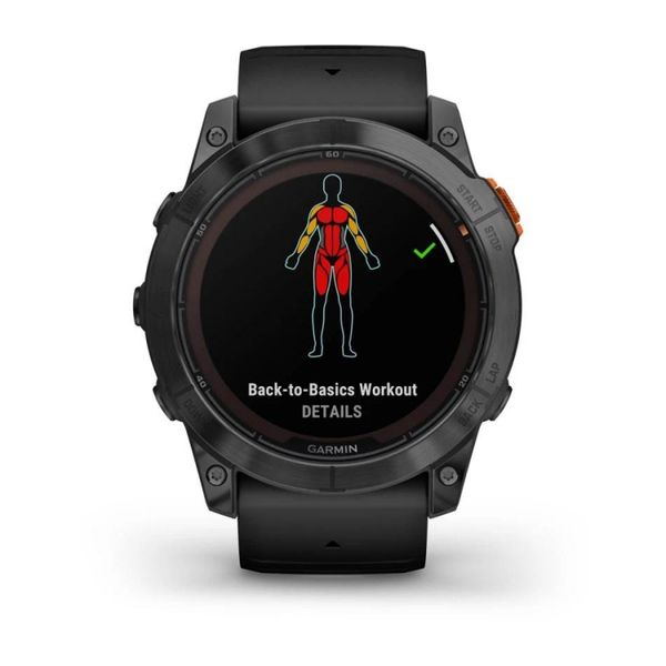 Смарт-годинник Garmin Fenix 7X Pro - Solar Edition - сланцево-сірий з чорним ремінцем 010-02778-01 фото