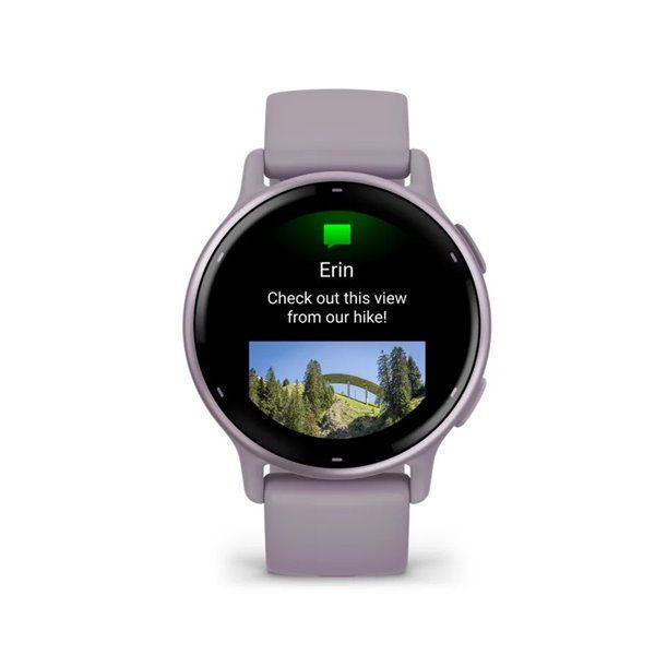 Смарт-годинник Garmin Vivoactive 5 – алюмінієвий безель кольору орхідеї, корпус кольору орхідеї з силіконовим ремінцем 010-02862-13 фото