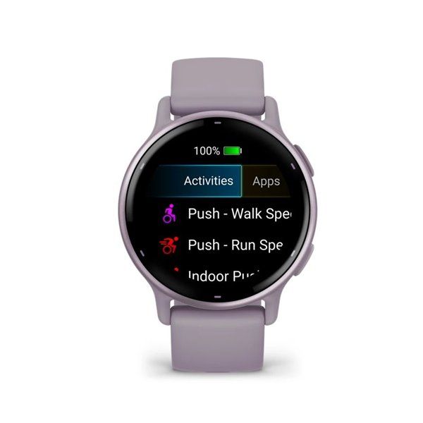 Смарт-годинник Garmin Vivoactive 5 – алюмінієвий безель кольору орхідеї, корпус кольору орхідеї з силіконовим ремінцем 010-02862-13 фото