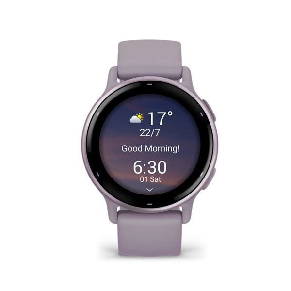 Смарт-годинник Garmin Vivoactive 5 – алюмінієвий безель кольору орхідеї, корпус кольору орхідеї з силіконовим ремінцем 010-02862-13 фото