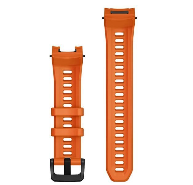 Ремінець Garmin QuickFit 22, палаючий помаранчевий, силіконовий (Ember Orange)