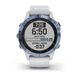 Смарт-годинник Garmin Fenix 6 Pro Solar, синій мінерал Titanium з білим ремінцем 010-02410-19 фото 3