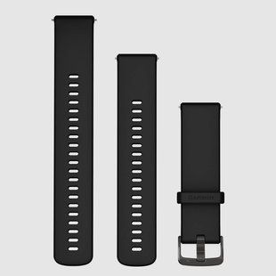 Силиконовый ремешок Garmin Quick Release 22 мм, черный