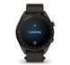 Смарт-годинник Garmin Approach S72 (43 мм) з титановим безелем Carbon Gray/Heritage Bronze DLC і тканинним ремінцем ComfortFit Pebble Grey 010-04147-02  фото 9