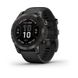 Смарт-часы Garmin Fenix 7 Pro - Sapphire Solar Edition - темно-серый титан DLC Carbon с черным ремешком 010-02777-11 фото 1