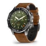 Смарт-годинник Garmin MARQ Adventurer (Gen 3) з гібридним ремінцем зі шкіри та HNBR