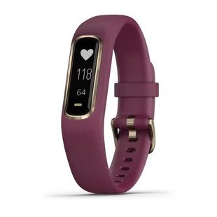 Смарт-браслет Garmin Vivosmart 4 червоний/золотий, Small/Medium 010-01995-21 фото