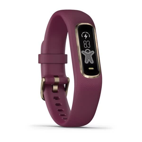 Смарт-браслет Garmin Vivosmart 4 червоний/золотий, Small/Medium 010-01995-21 фото