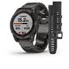 Смарт-годинник Garmin Fenix 7 Sapphire Solar титановий сірий DLC з сірим титановим DLC браслетом 010-02540-39 фото 1