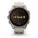 Смарт-часы Garmin Fenix 9 (43 мм) с титановым корпусом и туманно-серым силиконовым ремешком