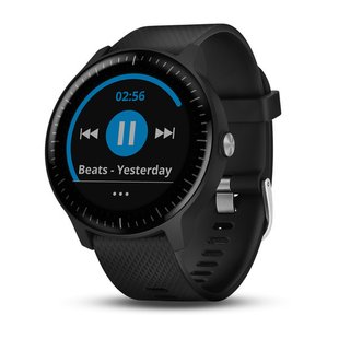 Смарт-годинник Garmin Vivoactive 3 Music чорний з чорним ремінцем 010-01985-03 фото