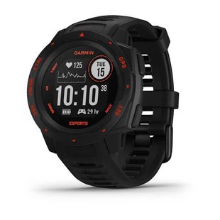 Смарт-годинник Garmin Instinct Esports Black Lava на чорному ремінці 010-02064-72 фото