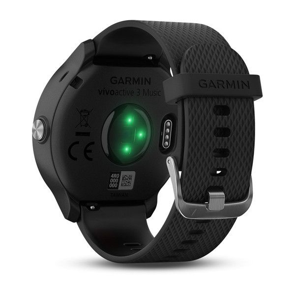 Смарт-годинник Garmin Vivoactive 3 Music чорний з чорним ремінцем 010-01985-03 фото