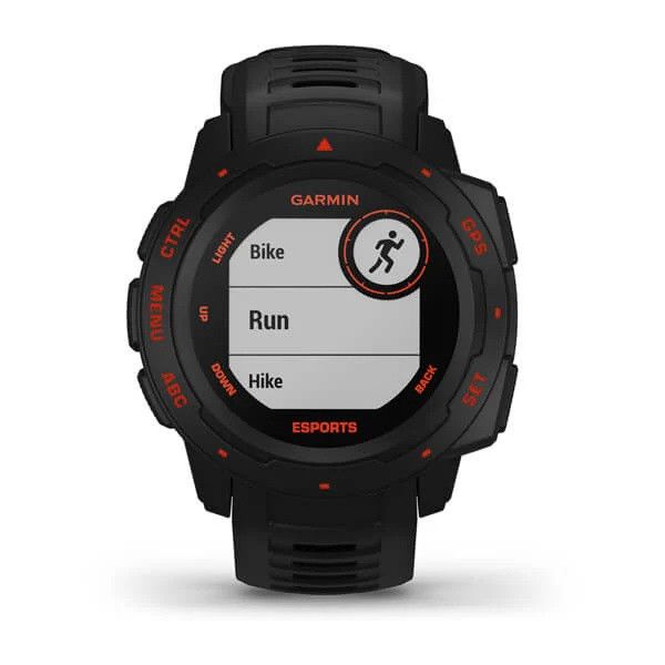 Смарт-часы Garmin Instinct Esports Black Lava на черном ремешке 010-02064-72 фото