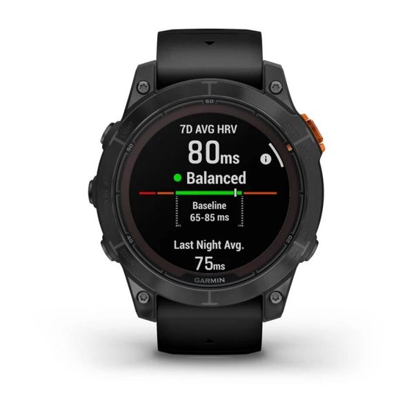 Смарт-часы Garmin Fenix 7 Pro - Solar Edition - сланцево-серые с черным ремешком 010-02777-01 фото