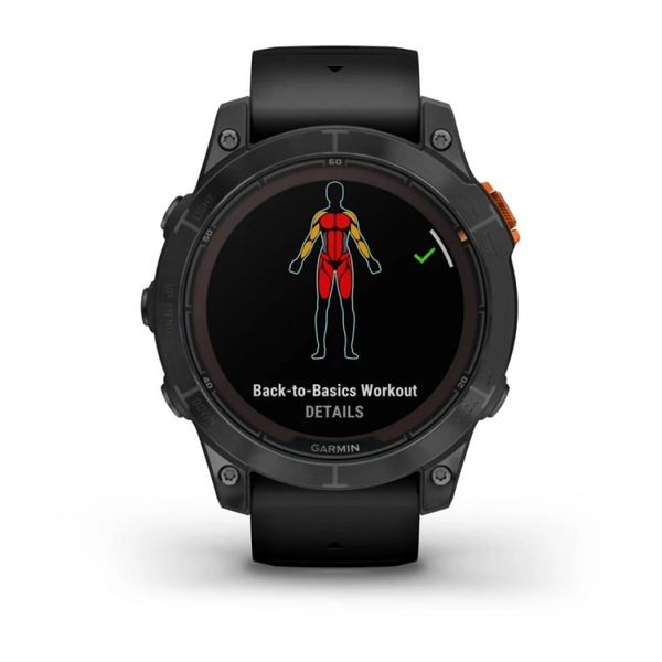 Смарт-годинник Garmin Fenix 7 Pro - Solar Edition - сланцево-сірий з чорним ремінцем 010-02777-01 фото