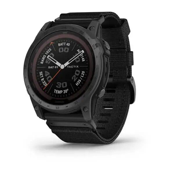 Смарт-часы Garmin Tactix 7 – Pro Edition черные с нейлоновыми ремешками черного и коричневого цвета BUNDLE-T7PS-CTNB фото