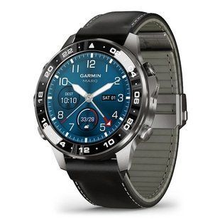 Смарт-годинник Garmin MARQ Aviator (Gen 3) з ремінцем з італійської телячої шкіри