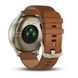 Смарт-часы Garmin Vivomove HR Premium Gold Tone Light Brown Small/Medium 010-01850-25 фото 9