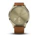 Смарт-часы Garmin Vivomove HR Premium Gold Tone Light Brown Small/Medium 010-01850-25 фото 8