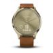 Смарт-годинник Garmin Vivomove HR Premium Gold Tone Light Brown Small/Medium 010-01850-25 фото 4