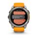 Смарт-годинник Garmin Fenix 8 – 51 мм, AMOLED Sapphire, титан із силіконовим ремінцем кольору Spark Orange/Graphite 010-02905-11 фото 11