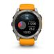 Смарт-годинник Garmin Fenix 8 – 51 мм, AMOLED Sapphire, титан із силіконовим ремінцем кольору Spark Orange/Graphite 010-02905-11 фото 9