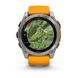 Смарт-часы Garmin Fenix 8 – 51 мм, AMOLED Sapphire, титан с силиконовым ремешком цвета Spark Orange/Graphite 010-02905-11 фото 6