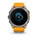 Смарт-часы Garmin Fenix 8 – 51 мм, AMOLED Sapphire, титан с силиконовым ремешком цвета Spark Orange/Graphite 010-02905-11 фото 4