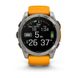 Смарт-часы Garmin Fenix 8 – 51 мм, AMOLED Sapphire, титан с силиконовым ремешком цвета Spark Orange/Graphite 010-02905-11 фото 8