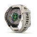 Смарт-часы Garmin Fenix 9 Pro (43 мм) с титановым корпусом и туманно-серым/темно-песочным силиконовым ремешком