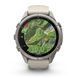 Смарт-часы Garmin Fenix 9 Pro (43 мм) с титановым корпусом и туманно-серым/темно-песочным силиконовым ремешком