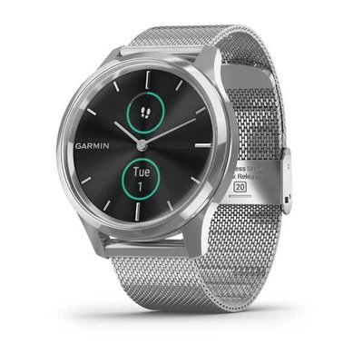 Смарт-годинник Garmin Vivomove Luxe сріблястий зі сріблястим ремінцем 010-02241-23 фото