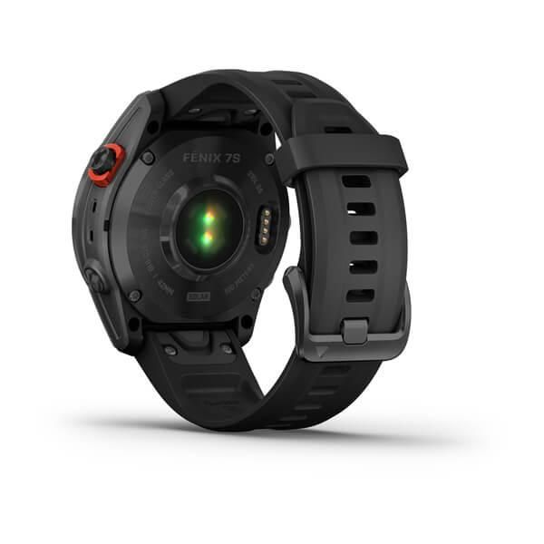 Смарт-годинник Garmin Fenix 7S Solar сірий з чорним ремінцем 010-02539-13 фото