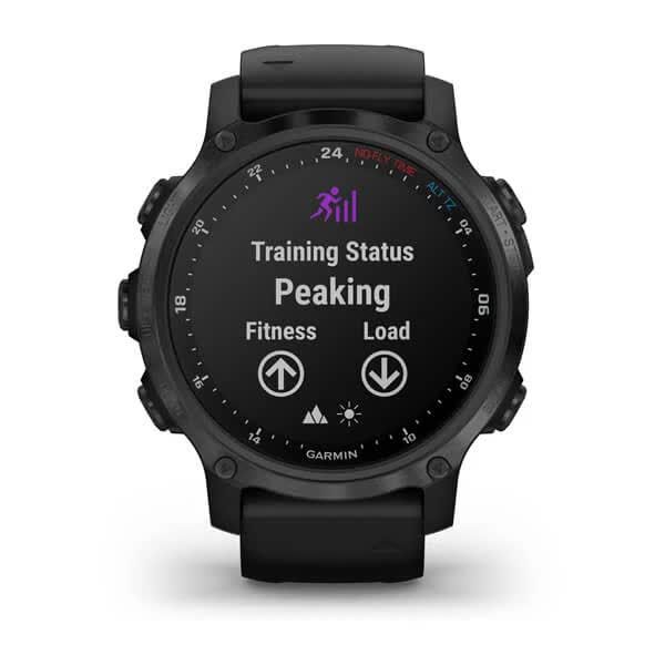 Смарт-годинник Garmin Descent Mk2S Carbon Gray DLC Black з чорним силіконовим ремінцем 010-02403-04 фото