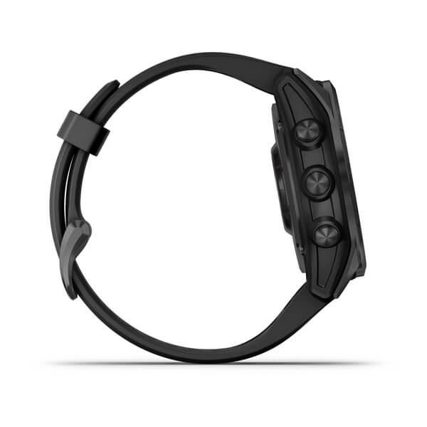 Смарт-часы Garmin Fenix 7S Solar серые с черным ремешком 010-02539-13 фото