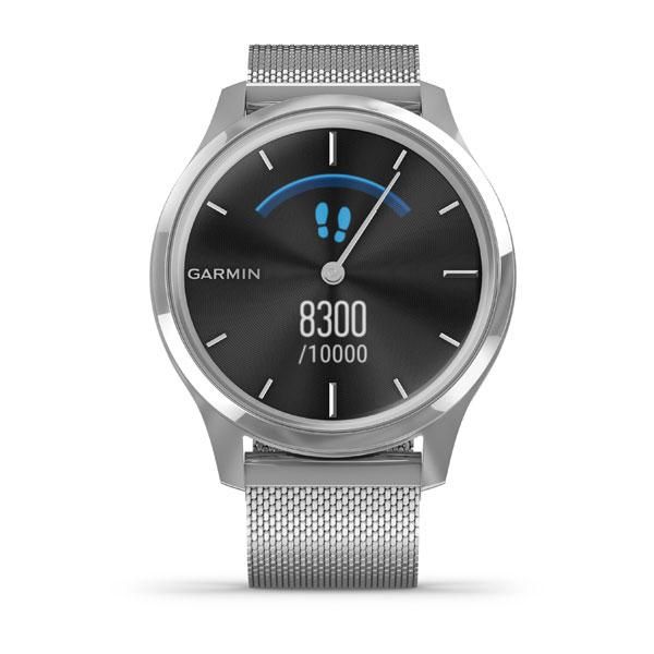 Смарт-годинник Garmin Vivomove Luxe сріблястий зі сріблястим ремінцем 010-02241-23 фото