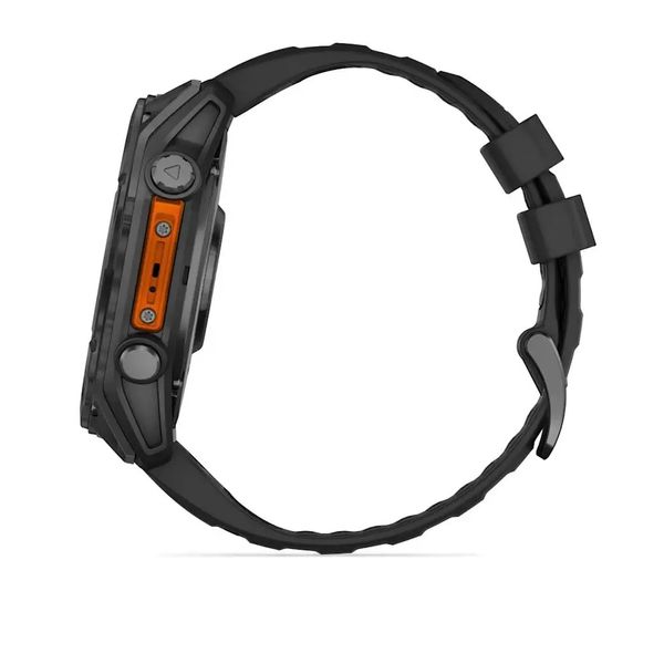 Смарт-часы Garmin Fenix 8 – 51 мм, AMOLED, сланцево-серые с черным силиконовым ремешком 010-02905-00 фото