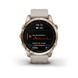 Смарт-часы Garmin Fenix 7S Sapphire Solar золотистые титановые со светло-бежевым ремешком 010-02539-21 фото 2