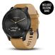 Смарт-годинник Garmin Vivomove HR Premium Black Tan One Size (універсальний) 010-01850-00 фото 1