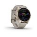 Смарт-часы Garmin Fenix 7S Sapphire Solar золотистые титановые со светло-бежевым ремешком 010-02539-21 фото 3