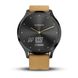 Смарт-годинник Garmin Vivomove HR Premium Black Tan One Size (універсальний) 010-01850-00 фото 3